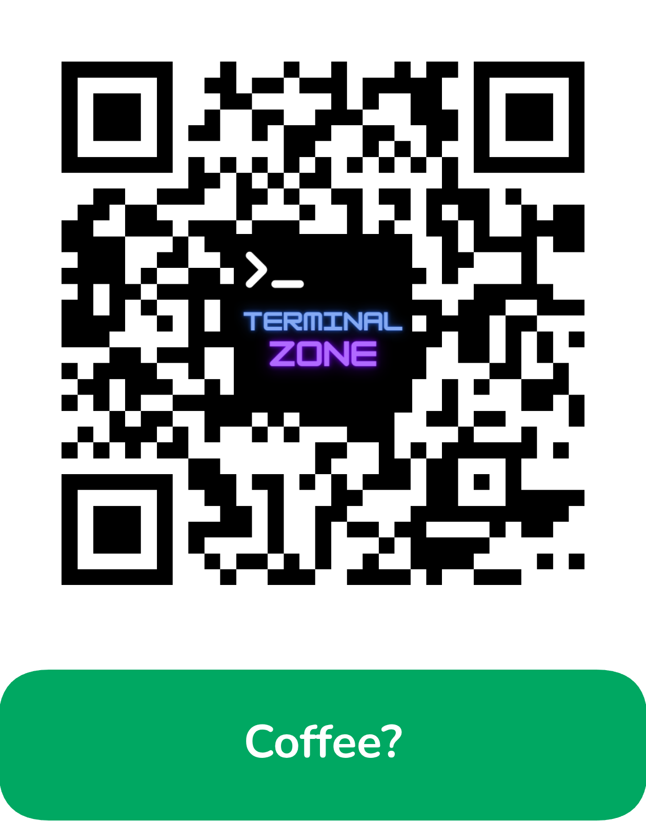 Buy me a coffee QR code